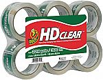 6-Count Duck HD Clear Heavy Duty Packing Tape Refill,1.88 Inch x 54.6 Yard, $12