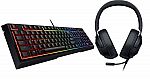 Razer Ornata Chroma Keyboard + Razer Kraken X Lite Headset Kraken X Lite Headset for $65