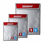 3-Pk Deco Gear Dual-Layer Silicone Fireproof & Water Resistant Safe Storage Bags $17 & More