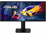 ASUS 34" VP348QGL UWQHD FreeSync HDR-10 Backlit LED Gaming Monitor $400
