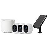 3-Pack Arlo Pro 2 - Wire-Free HD Security Cameras With Bonus Solar Panel and 3 Months of Arlo Smart $349