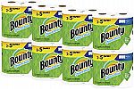16 Family Rolls Bounty Quick-Size Paper Towels (40 Regular Rolls) $31
