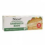 Nice Sandwich, Snack, and Trash Bags 3 for $2.79
