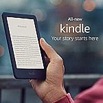 Kindle (2019) with a Built-in Front Light (Includes Special Offers) $64.99 and more
