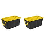 2-Pack Sterilite 40 Gal. Wheeled Industrial Tote $40