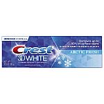 Crest 3D White Whitening Toothpaste Arctic Fresh 3.0oz (2 for $1)