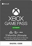 Microsoft Xbox Game Ultimate 6-Mon Pass, Buy 1 Get 1 FREE $45