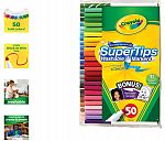 50-pc Crayola Super Tips Washable Markers $6.97