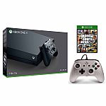 Xbox One 1TB 4K Ultra HD Gaming Console Bundle + Wired Controller (Microsoft Re-certified) $279