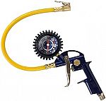 Campbell Hausfeld 3-in-1 Tire Inflator w/ 2" Gauge & Flexible Hose $4.50