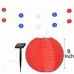 32 ft. Outdoor 10-Light Solar Chinese Lantern $24 and more