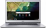Acer Chromebook 15 15.6" FHD Touch Laptop (N3350 4GB 32GB CB515-1HT-C2AE) $338.14