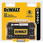 31-Piece DEWALT Screwdriver Set (Security) $10