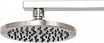 AmazonBasics Rain Shower Head, 6 Inch, Round, Satin Nickel $5