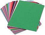 Construction Paper, 10 Assorted Colors, 9" x 12", 50 Sheets $1.88