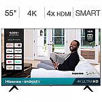 Hisense 55" H6570 Series 4K UHD LED LCD TV $279.99