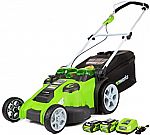 Greenworks 40V 20-Inch Cordless Twin Force Lawn Mower $279.40