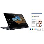 ASUS VivoBook Flip 14" FHD Touchscreen Laptop (i5-8265U 8GB 512GB SSD) + 1yr Microsoft 365 Personal $600