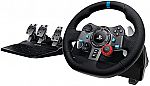 Logitech Dual-Motor Feedback Driving Force G29 Gaming Racing Wheel with Responsive Pedals for PlayStation $199.99