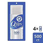 Q-Tips Swabs Cotton, 500 Count (Pack of 4) $8.16
