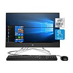 HP 23.8" FHD All-in-One Desktop (i5-1035G1 8GB+16GB 1TB 24-df0137c) $600