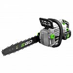 EGO Reconditioned 14" 56V Li-Ion Cordless Electric Chainsaw, 2.0 Ah Battery and Charger $139