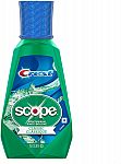 33.8-Oz Crest Plus Scope Classic Mouthwash 2 for $3