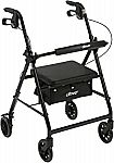 Drive Medical Aluminum Rollator Walker $40