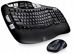 Logitech MK550 Wireless Wave Keyboard and Mouse Combo $40