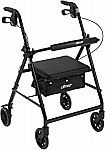 Drive Medical Aluminum Rollator Fold Up Walker $40