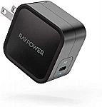 RAVPower 61W USB C GaN Tech PD 3.0 Wall Charger $21.27