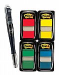 4-Pack Post-it Flags Dispensers w/ Free Flag + Highlighter $2.76