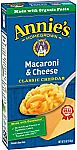 6-oz Annie's Macaroni & Cheese (Classic Cheddar) $0.75