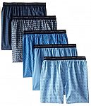 Hanes woven men's boxers 5pack $9