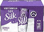 12-Pack 8-Oz Silk Soy Milk (Very Vanilla) $9.90 or Less