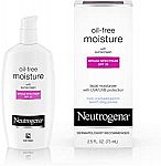 2.5-oz Neutrogena Oil Free Facial Moisturizer Sunscreen (SPF 35) $5.18