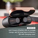 Sony WF-1000XM3 Noise Canceling Truly Wireless Earbuds $178