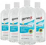 Germ-X Hand Sanitizer, 32 Fluid Ounce (Pack of 4) $18