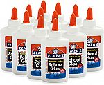 12-Count Elmer's Liquid School Glue, Washable $5.28
