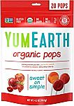 20-Ct YumEarth Organic Lollipops (Assorted Flavors) $2.40