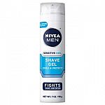 6× NIVEA Men Sensitive Cool Shaving Gel, 7oz + $15 Gift Card $21 and more