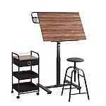 Sit Stand Draft Table Set by Artist's Loft $57