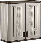 Suncast 30 x 12 x 30.25" Resin Wall Garage Storage Cabinet $85
