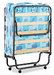 4" Foam Mattress Linon Roma Folding Rollaway Cot Guest Bed $101