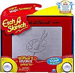 Etch A Sketch, Classic Red Drawing Toy with Magic Screen $6