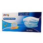 50-Count DSBJ Single Use Earloop Facemasks $18