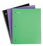3-Pack Staples 1-Subject Notebook $0.75 & More + Free Shipping