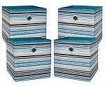4-Count Mainstays Cube Storage Bins $11.90 and more