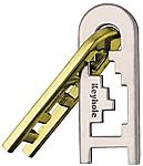 BePuzzled Keyhole Hanayama Cast Metal Brain Teaser Puzzle (Level 4) $5 (Org $15)