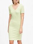 up to 75% Off Sale (Spacedye Ribbed V-Neck T-Shirt Dress $14.99 and more)